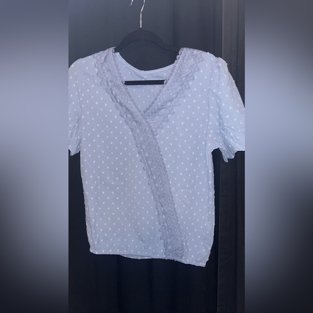 Light Blue Blouse